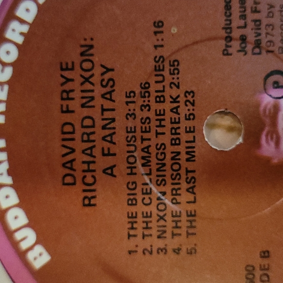 David Frye Richard Nixon : A Fantasy Album - Picture 4 of 5